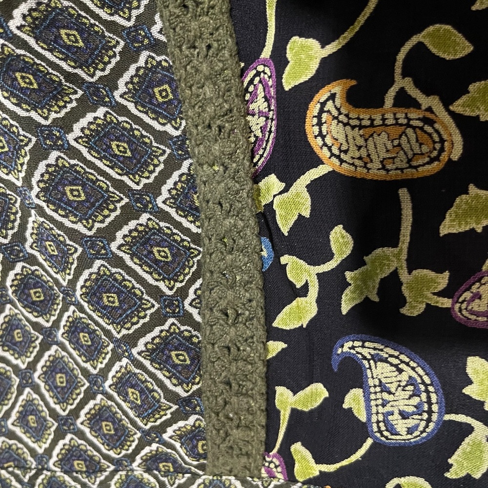 Requirements Black And Olive Patchwork Mini Skirt - image 5